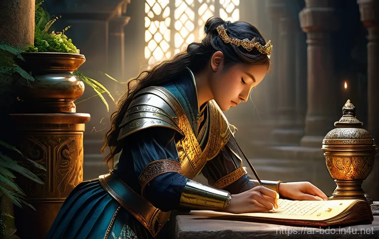 검은사막 레이드 아이템 드랍 확률 - **Prompt 1: The Apex Predator's Challenge**
    "A group of diverse adventurers, male and female, st...